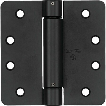 NATIONAL 4 In. Oil Rubbed Bronze 5/8 In. Radius Spring Door Hinge N351015